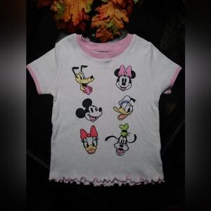 Girls Disney Mickey And Friends Tee Shirt
